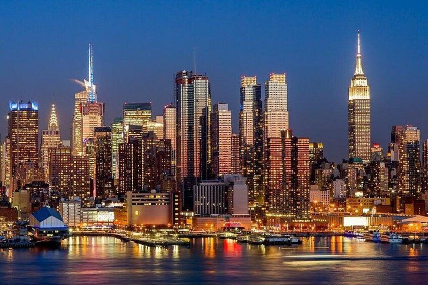 New York City Night Skyline Shared Tour from New Jersey 5