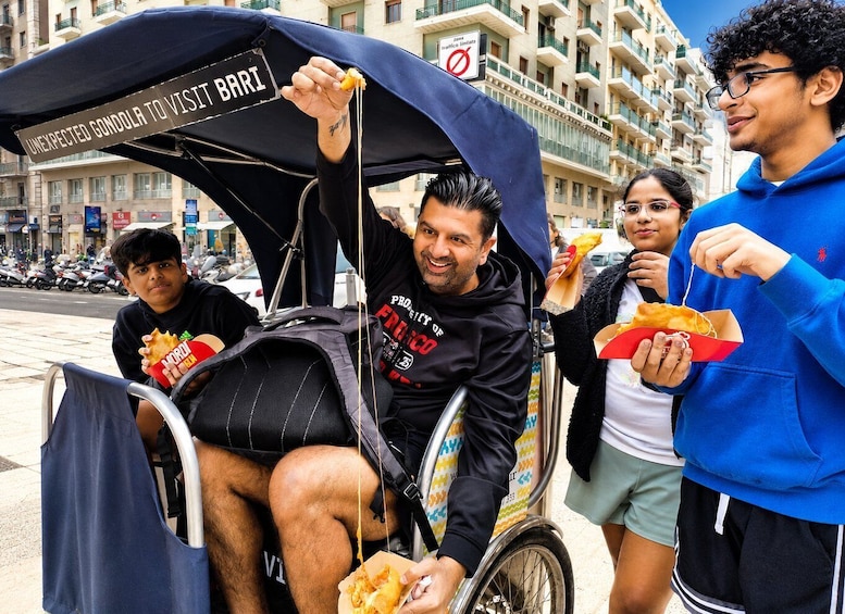 Bari: Rickshaw Street Food Tour 1