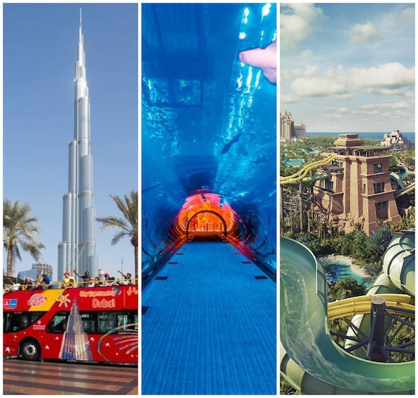 City Sightseeing Dubai Hop-On Hop-Off Bus Tour, Aquarium + Aquaventure 1
