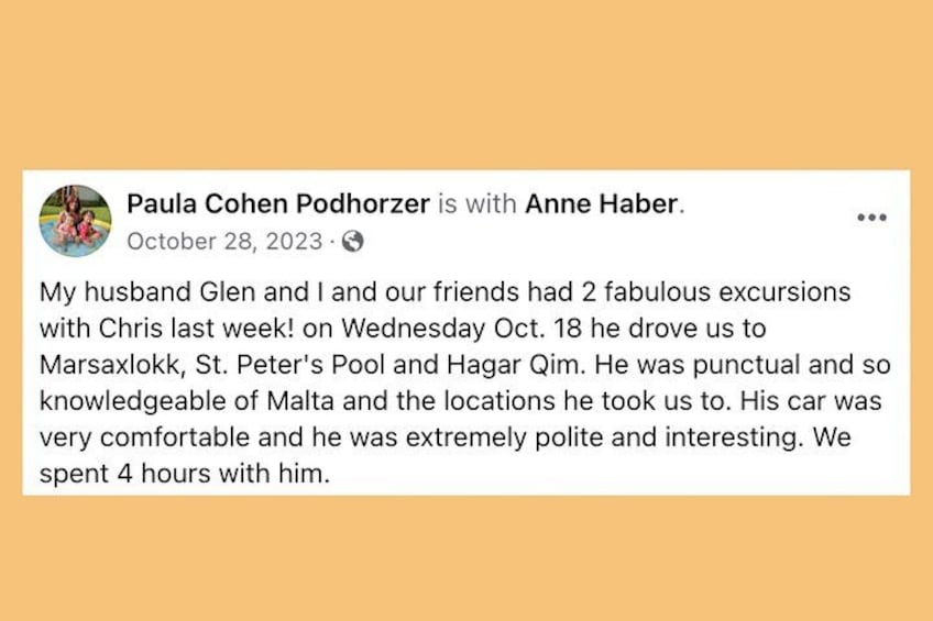 Malta Private Tour-Fully Customizable (Cruise Friendly) 3