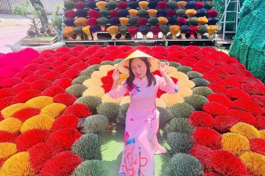 Incense Village, Hat & Lacquer Artisanal Tour Options From Hanoi 1