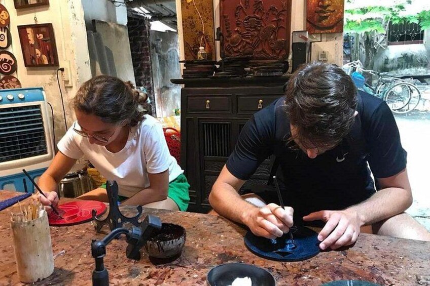 Incense Village, Hat & Lacquer Artisanal Tour Options From Hanoi 3