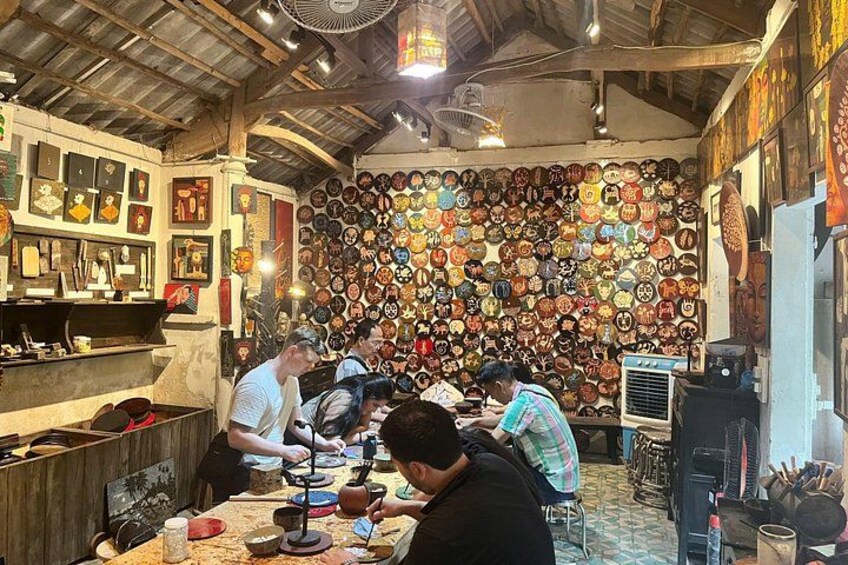 Incense Village, Hat & Lacquer Artisanal Tour Options From Hanoi 4