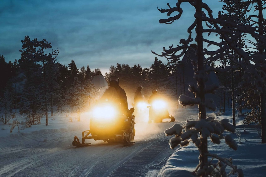 Picture 6 for Activity Rovaniemi: Night Snowmobile Tour 3
