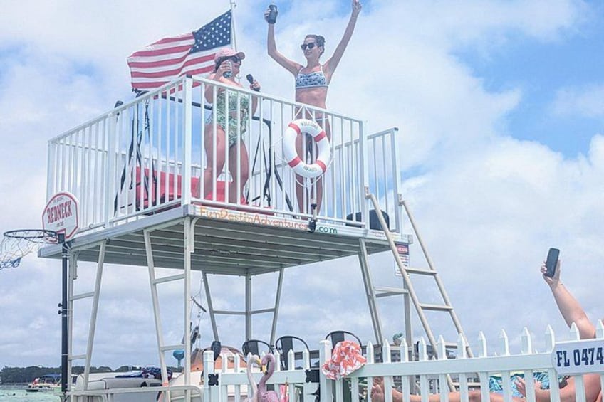 Original Redneck Riviera. #1 Way for FUN on Crab Island Destin FL 2