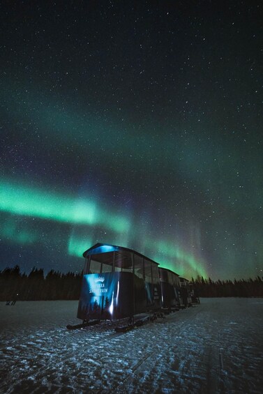Picture 6 for Activity Rovaniemi: Snowtrain to Northern Lights Camp 2