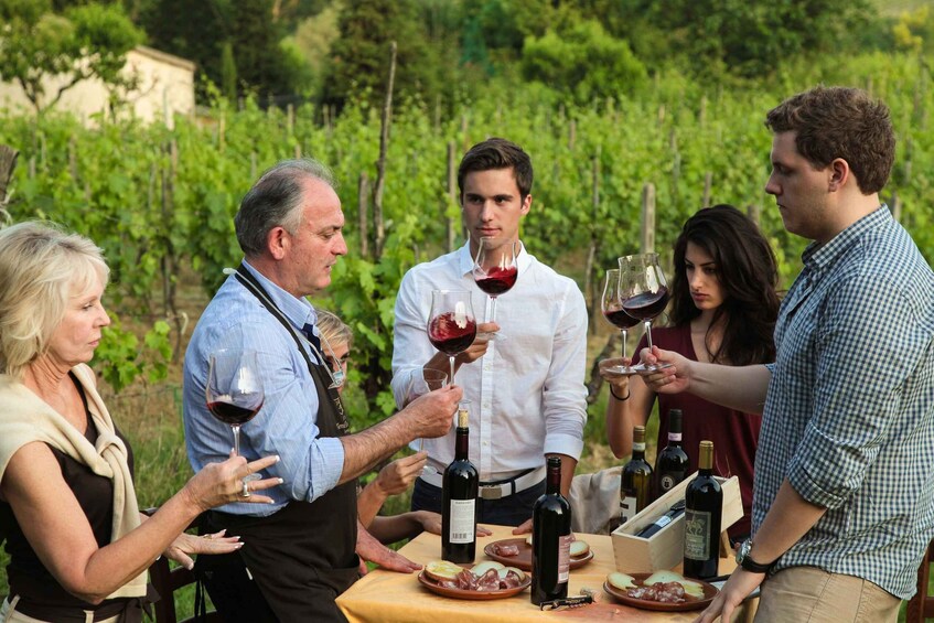 Lunch in the garden and Wine Tasting 1