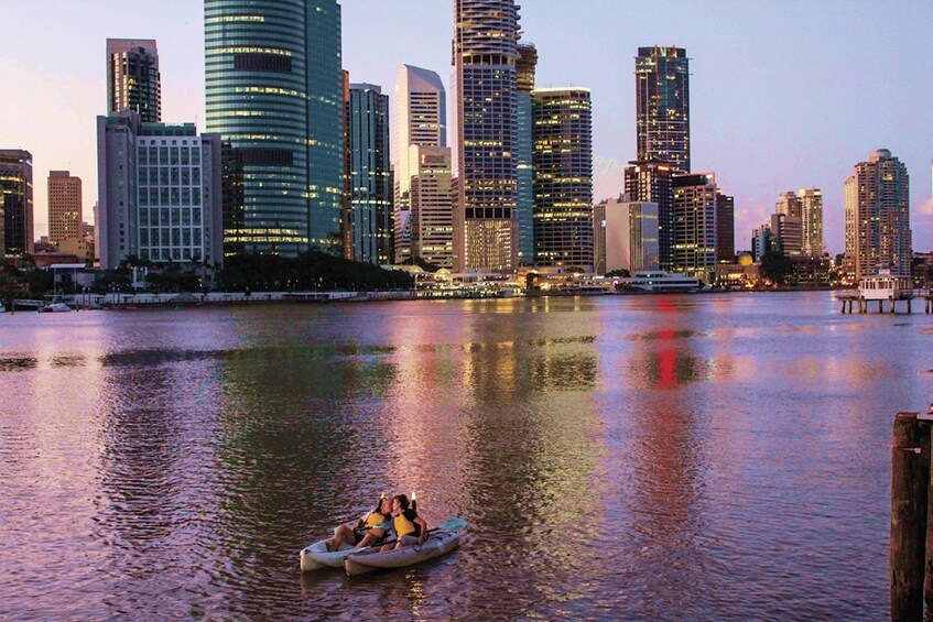 Picture 2 for Activity Brisbane: Illuminated River Night Kayak Tour 3