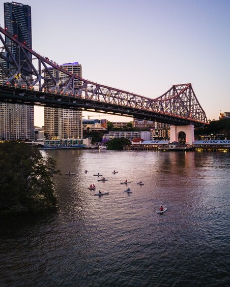 Picture 4 for Activity Brisbane: Illuminated River Night Kayak Tour 2