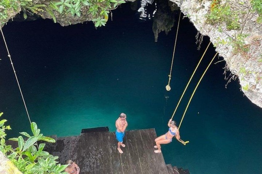Zipline, Cenote and ATV Adventure with Pickup 2