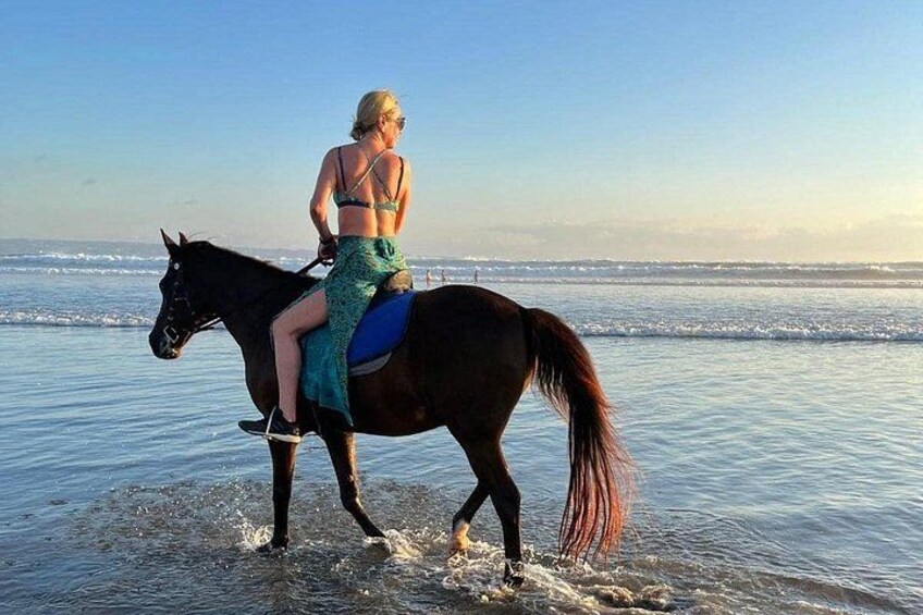 Seminyak Bali Horse Back Riding private experiance 4