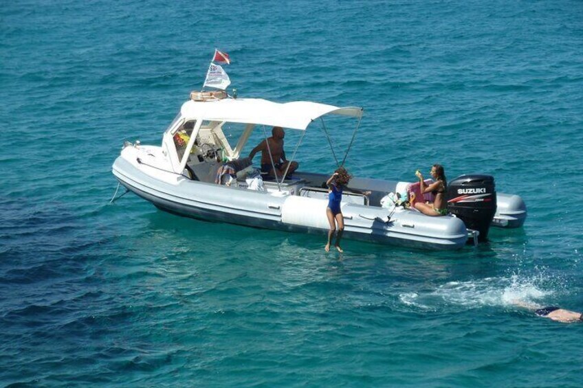 Dinghy Tour with Snorkeling to Tavolara Island from Olbia