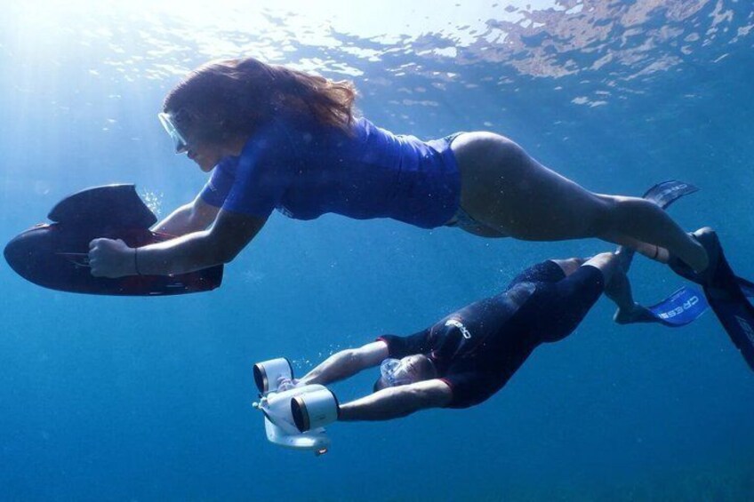 Snorkeling with sea scooters and scenic boat ride 3