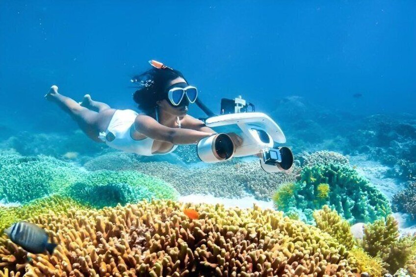 Snorkeling with sea scooters and scenic boat ride 4