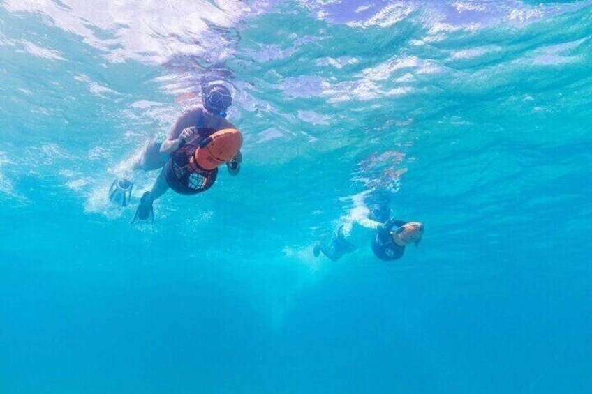 Snorkeling with sea scooters and scenic boat ride 3