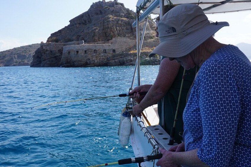 4 Hour Fishing and Swimming Boat Experience in Schisma Eloundas 4