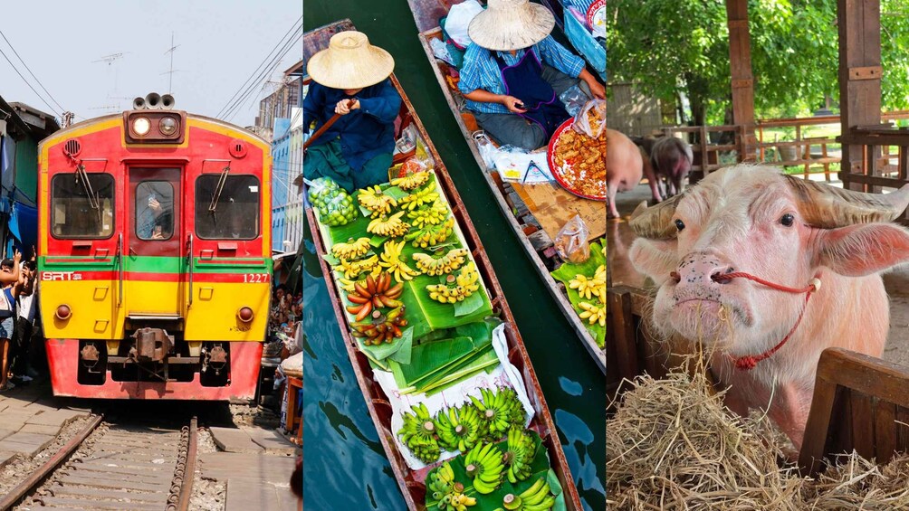 Bangkok: Damnoen Saduak and Train Market with Boat Ride 1