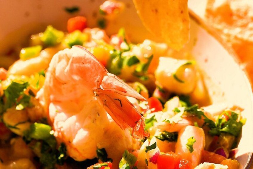 Indulge in The Fish Market's mouth-watering Baja Style ceviche, a delicious symphony of flavors with every bite. 3