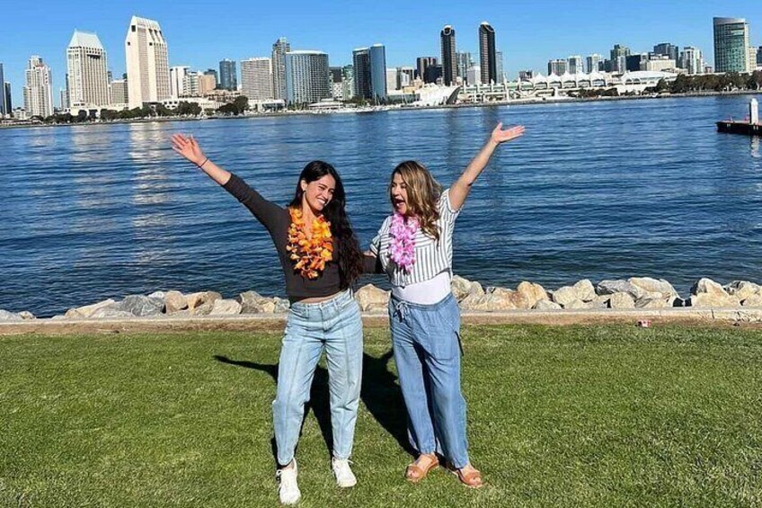 Our guests love posing in this iconic location on Coronado Island with the incredible San Diego skyline in the backdrop. 5