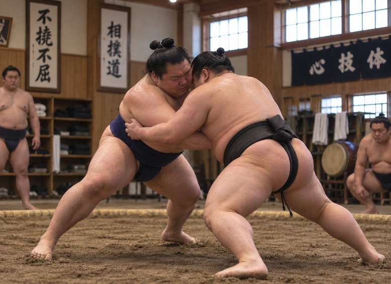 Picture 1 for Activity Tokyo: Authentic sumo, not a show with English Guide 1