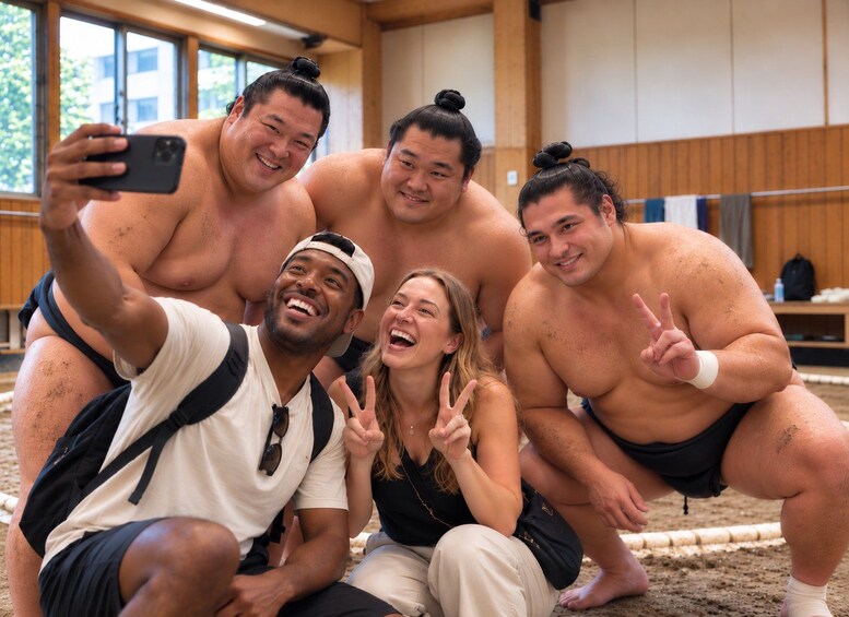 Picture 10 for Activity Tokyo: Authentic sumo, not a show with English Guide 4