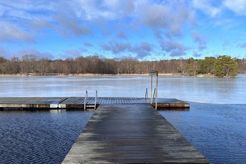 Icebathing and Sauna in Stockholm nature 4