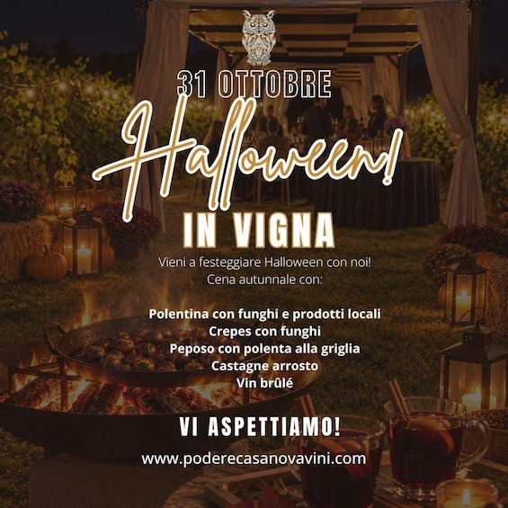 Montepulciano: Tuscan Winery Tour and Halloween Dinner 1