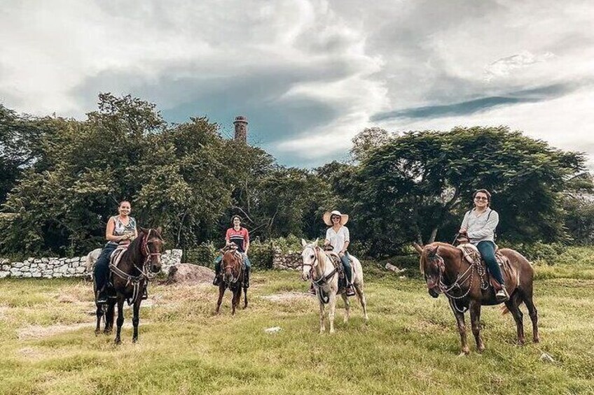 Horseback riding in Hacienda and time off in beach club