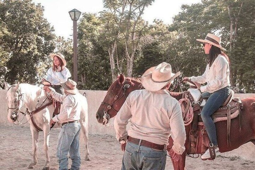 Horseback riding in Hacienda and time off in beach club