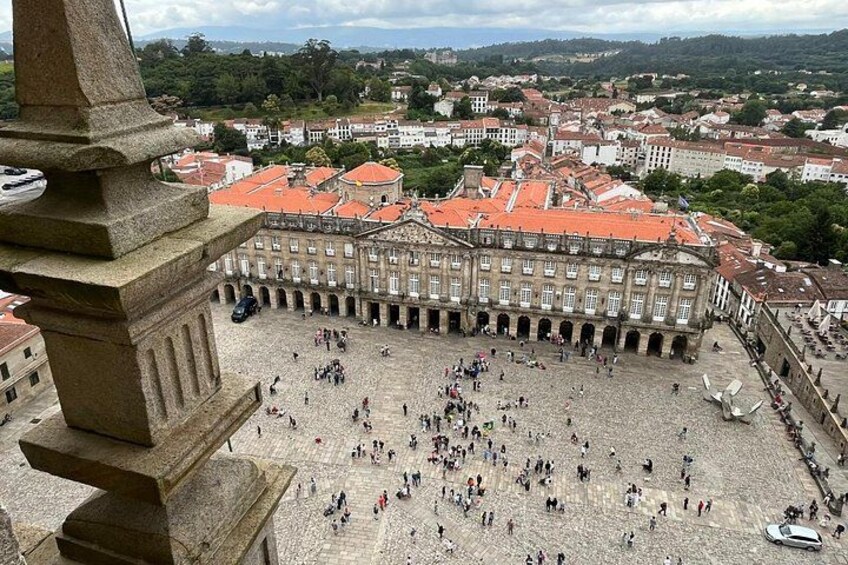 Visit to the Cathedral of Santiago with Roofs and Tower 2
