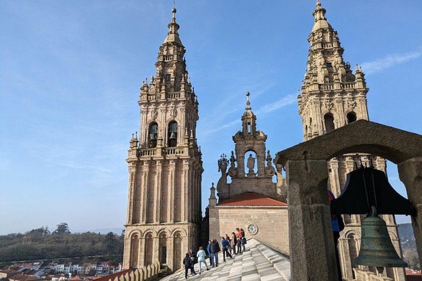 Visit to the Cathedral of Santiago with Roofs and Tower 3