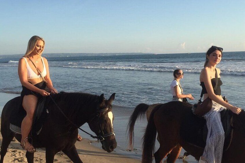 Bali Horse Riding seminyak beach Sunset Ride 2