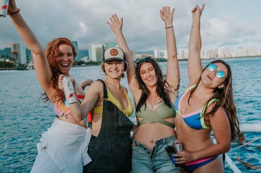 Paradise Waikiki Sunset Cruise + LIVE DJ + SWIMMING 2