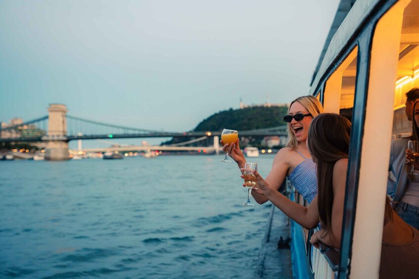 Picture 4 for Activity Budapest: By Night Sightseeing Cruise with Welcome Drink 3