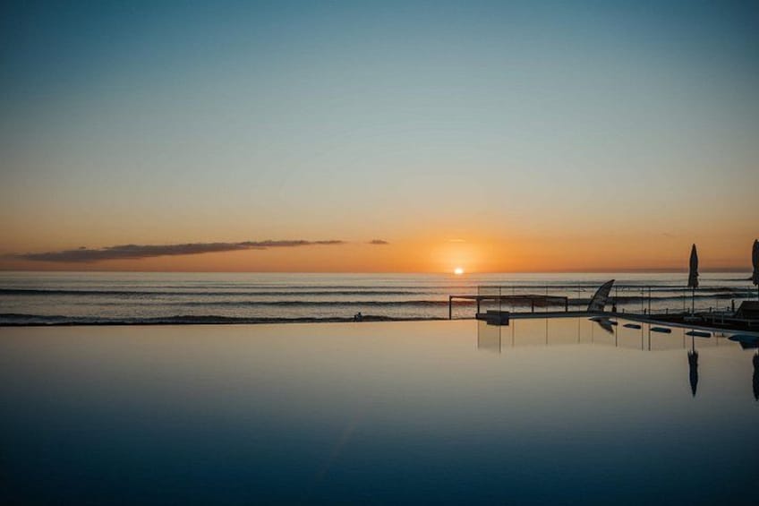 Sunset views of the infinity pool 4