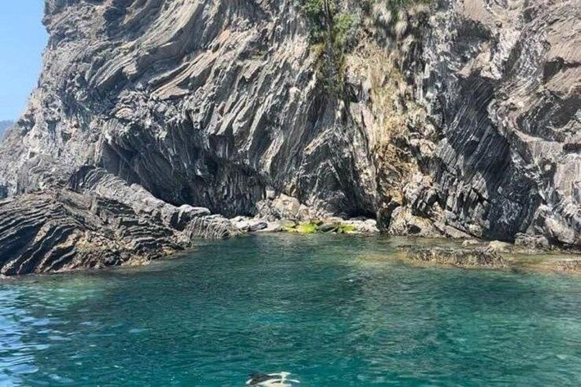 3 Hour shared Cinque Terre tour + Swim Stops at Secluded Beaches! 4