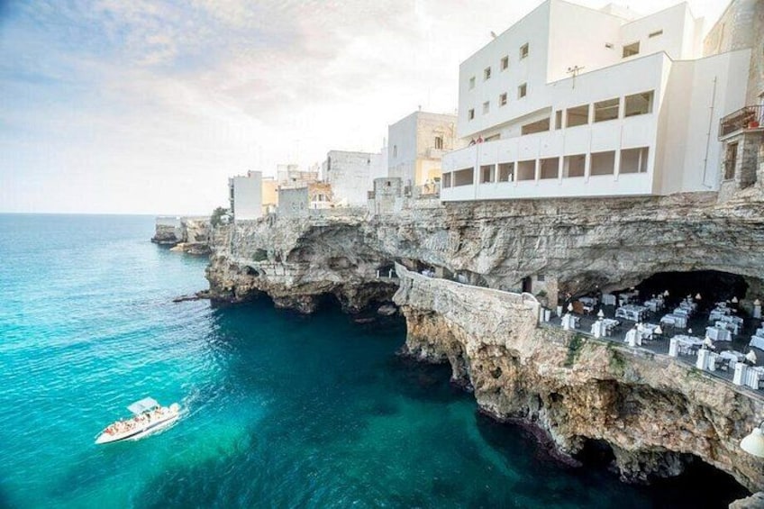 Polignano Boat Tour from San Vito : Caves, Volare, Swim & Prosecco 2