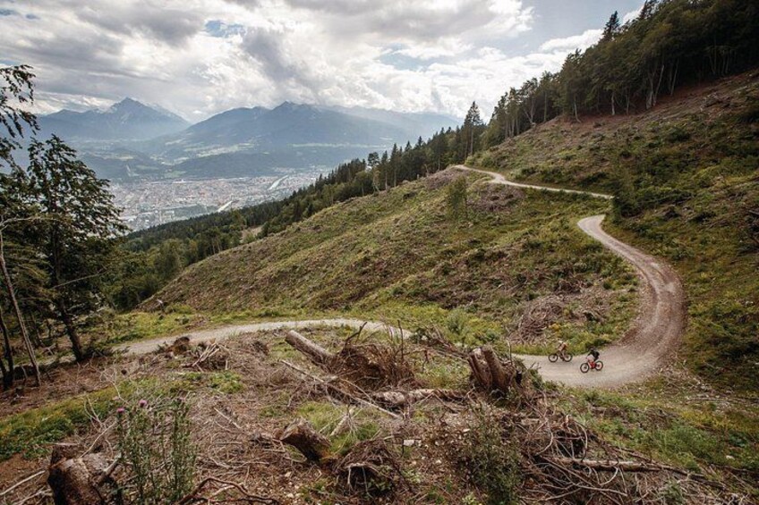 Guided E-Bike Tour Innsbruck - Arzler Alm Single Trail 5