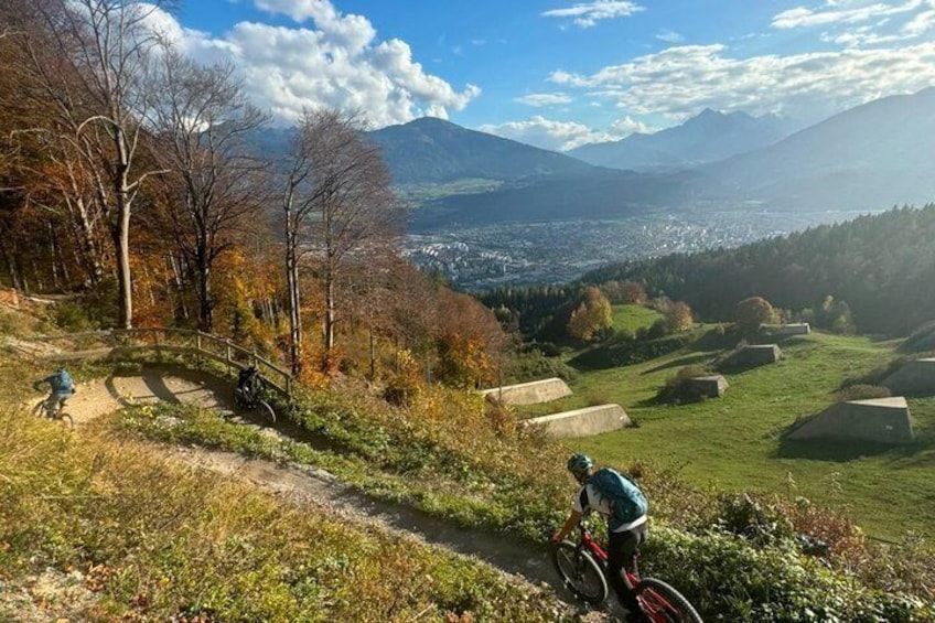 Guided E-Bike Tour Innsbruck - Arzler Alm Single Trail 3