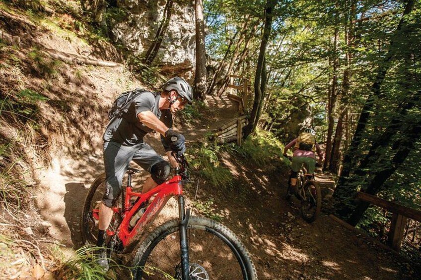 Guided E-Bike Tour Innsbruck - Arzler Alm Single Trail 4