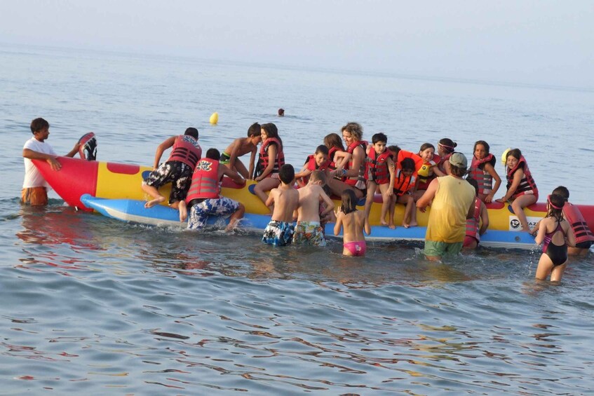 Picture 3 for Activity Rethymno Town: Banana Boat Water Sport Experience 3