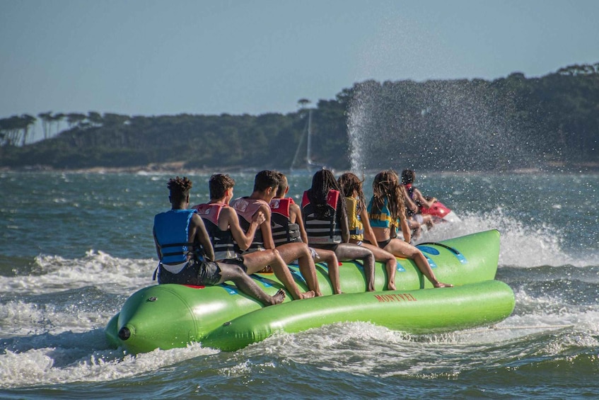 Picture 1 for Activity Rethymno Town: Banana Boat Water Sport Experience 3