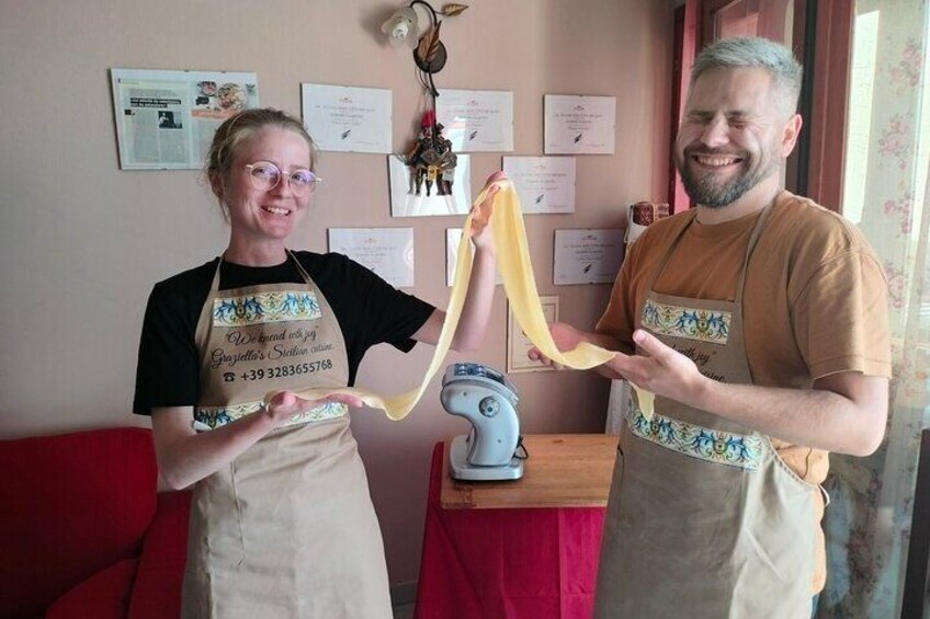 Cooking class on Sicilian meatballs and fresh pasta