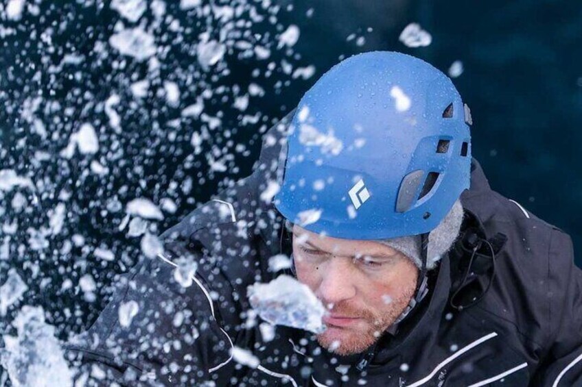 Private Zip Line, Ice Climbing, and Ice Cave Experience