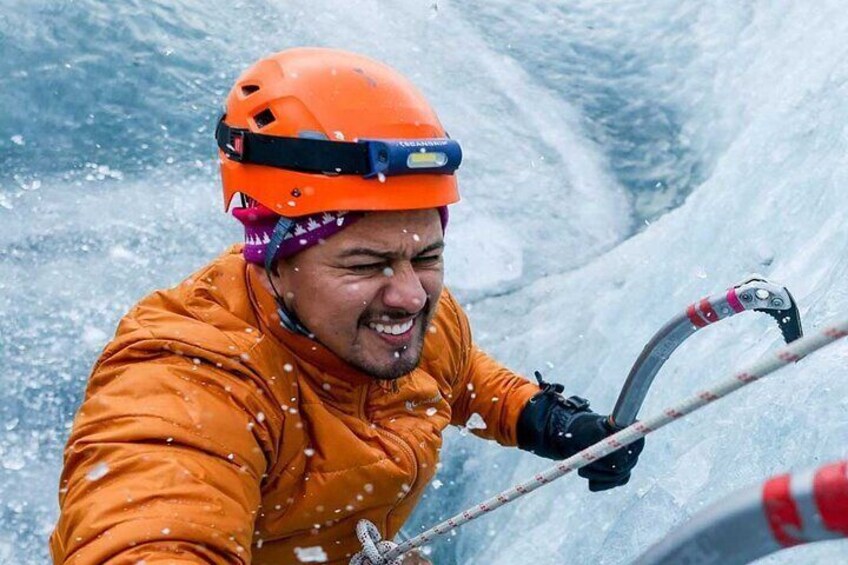 Private Zip Line, Ice Climbing, and Ice Cave Experience