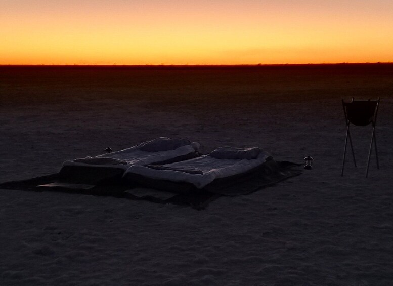 From Kasane: Sleeping Under the Stars at Makgadikgadi Pan 1