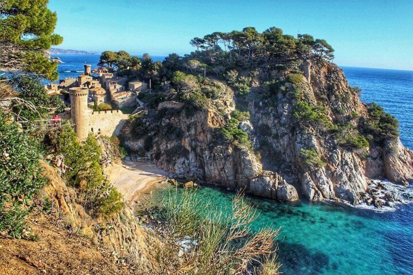 La Tossa de Mar, medieval town in Costa Brava and El Codolar Cala. 3