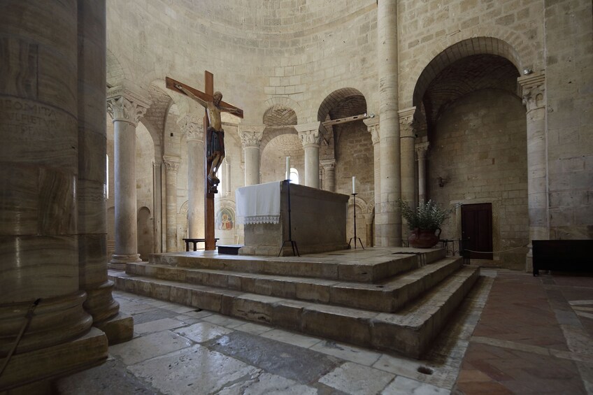 Land of Brunello: Pienza, Montalcino, Temple of Brunello, Sant'Antimo