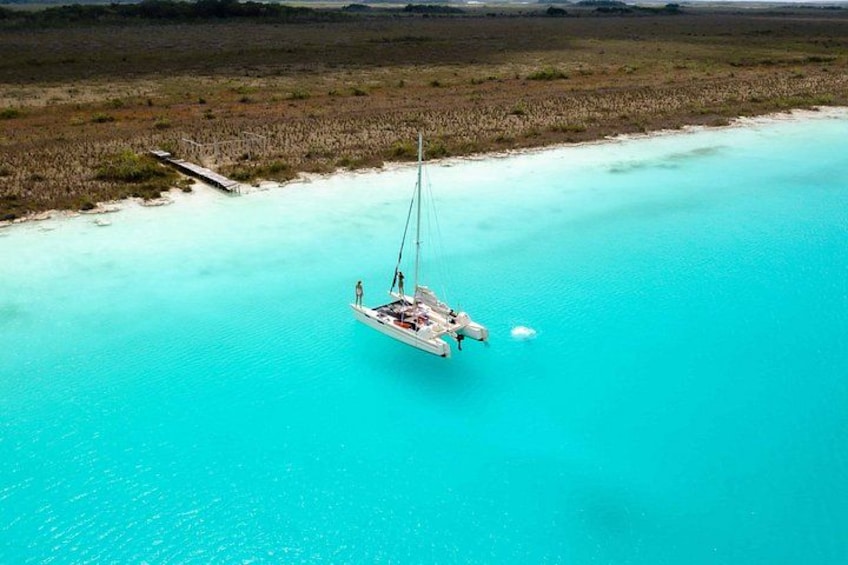 Bacalar Lagoon Private Catamaran Lunch and Drinks from Costa Maya 3