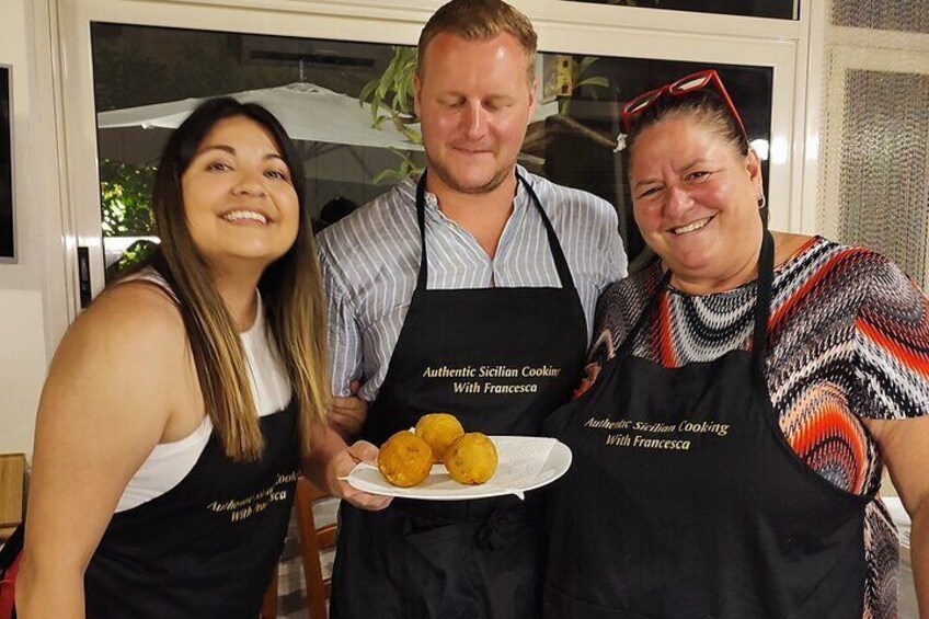 Sicilian Arancina and Street Food Cooking Class